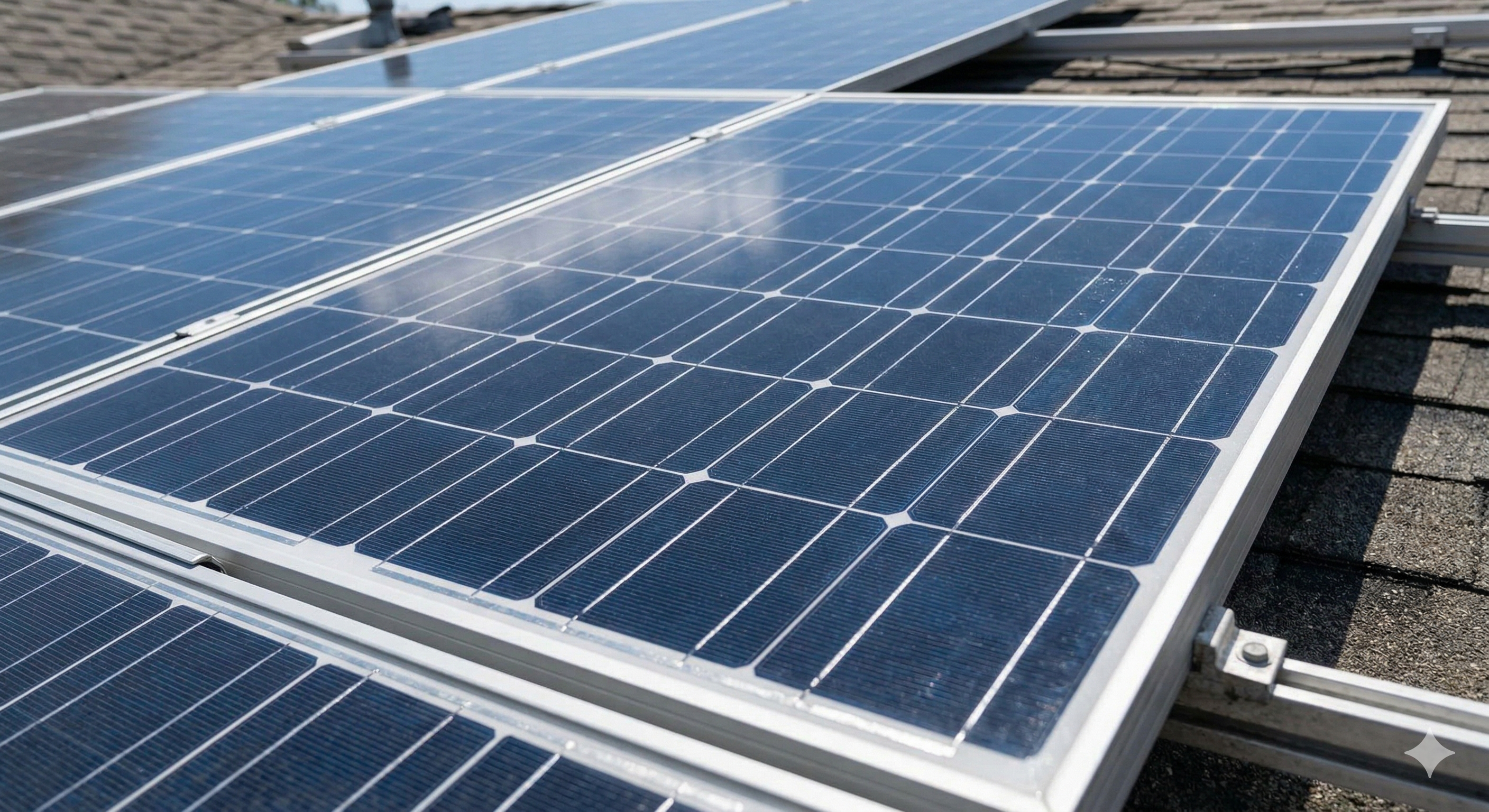 After solar panel cleaning - panels restored to full output in Orange County